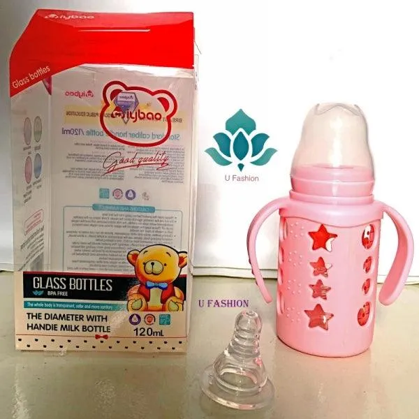 IYBAO BABY GLASS BOTTLES BPA FREE 210ML AYB9011