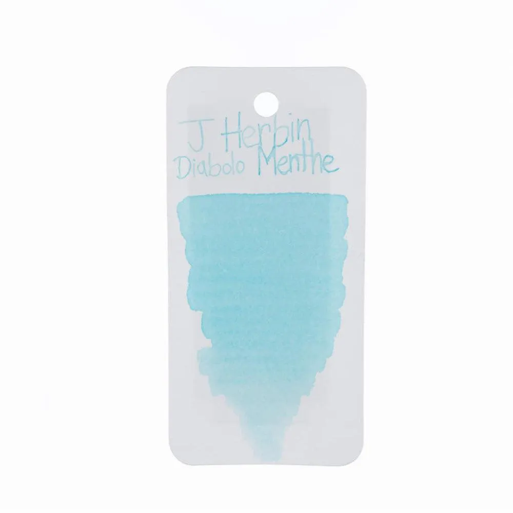 J Herbin Ink Bottle (10ml / 30ml) - Diabolo Menthe