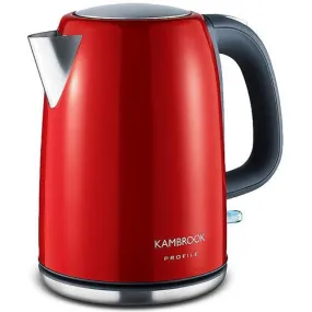 KAMBROOK KSK220RED Profile Stainless Kettle Red