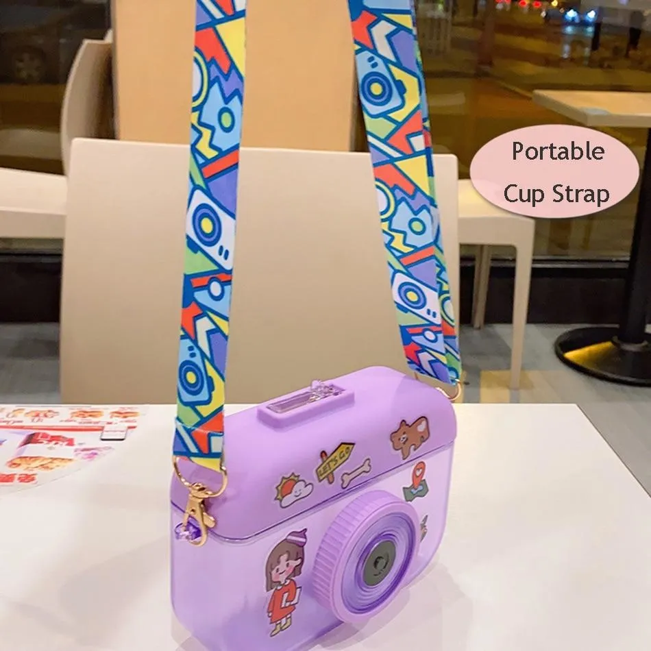 Kawaii Camera Water Bottles