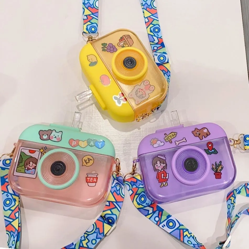 Kawaii Camera Water Bottles