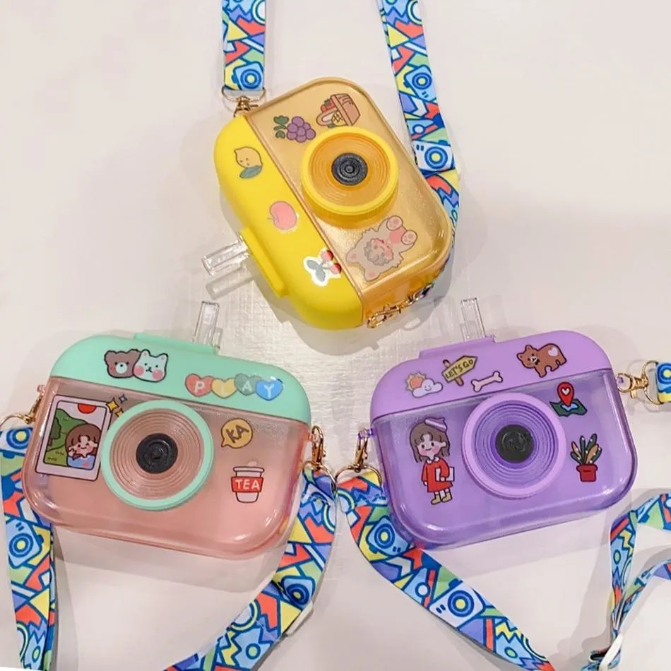 Kawaii Camera Water Bottles