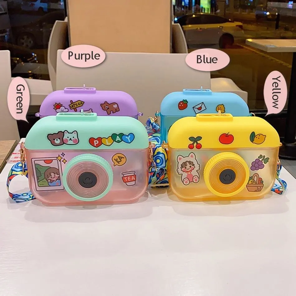 Kawaii Camera Water Bottles