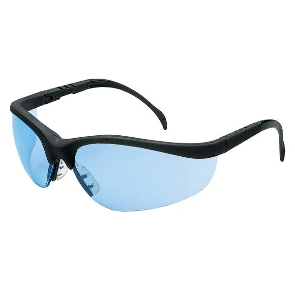 KD113 MCR Safety Klondike KD1 Series Safety Glasses, Light Blue Lens