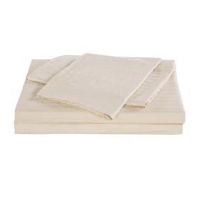 Kensington 1200 Thread Count 100% Egyptian Cotton Sheet Set Stripe Hotel Grade Double Sand