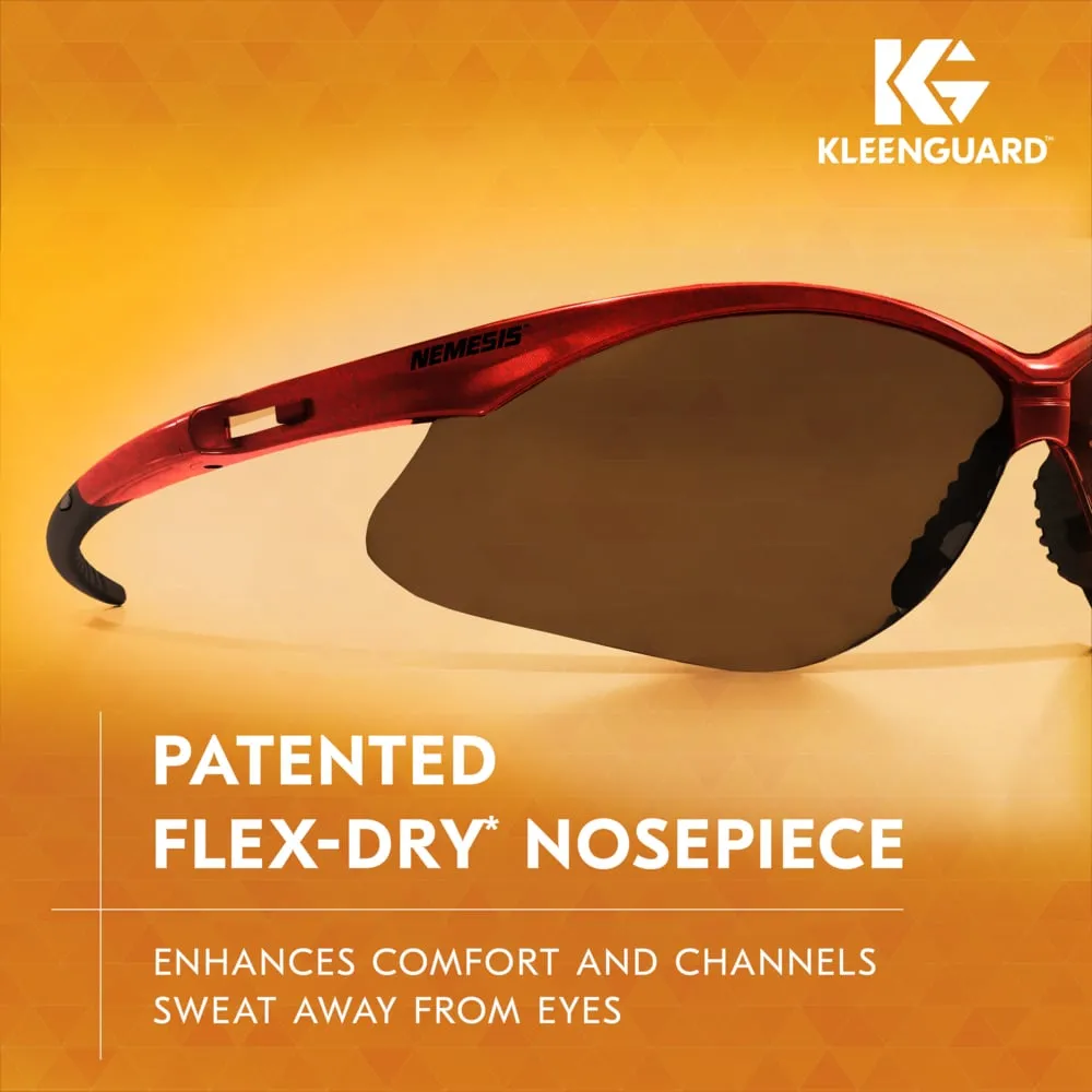 KleenGuard Nemesis Smoke Anti-Fog Safety Glasses with KleenVision