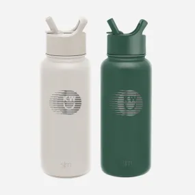 KW Smiley Metal Water Bottle