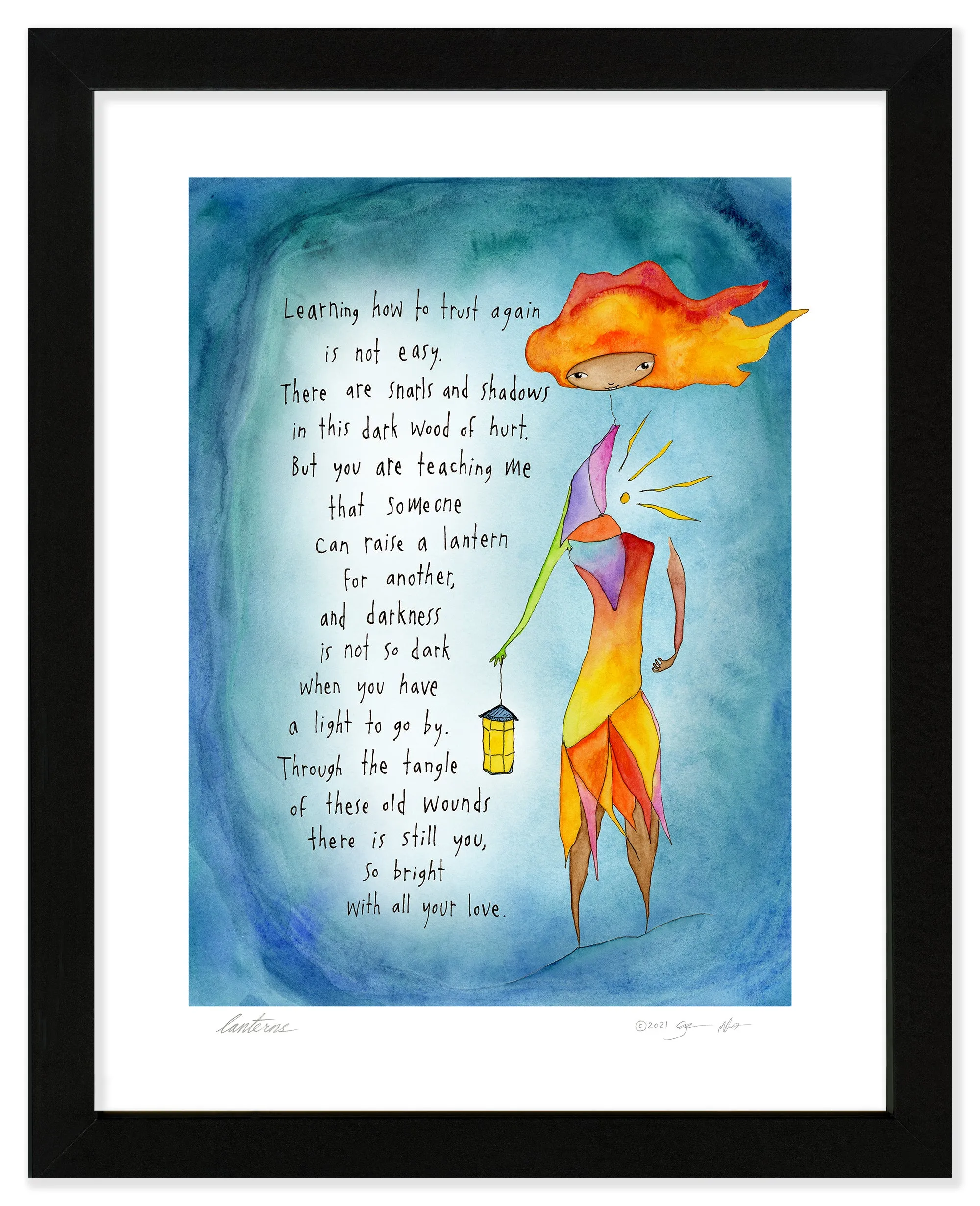 Lanterns Art Print