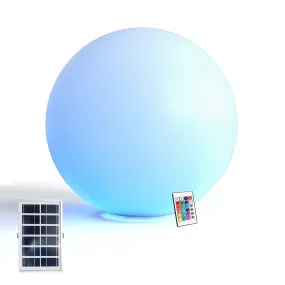 Large Fullmoon Solar Ball RGB color with Solar Panel & remote Control