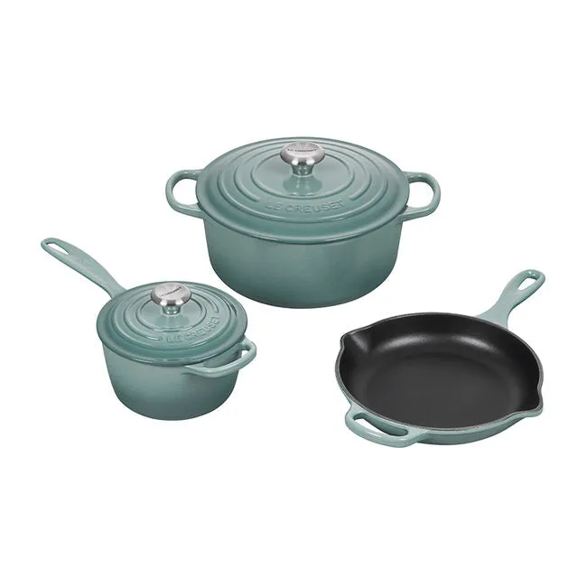 Le Creuset 5-Piece Signature Cast Iron Set