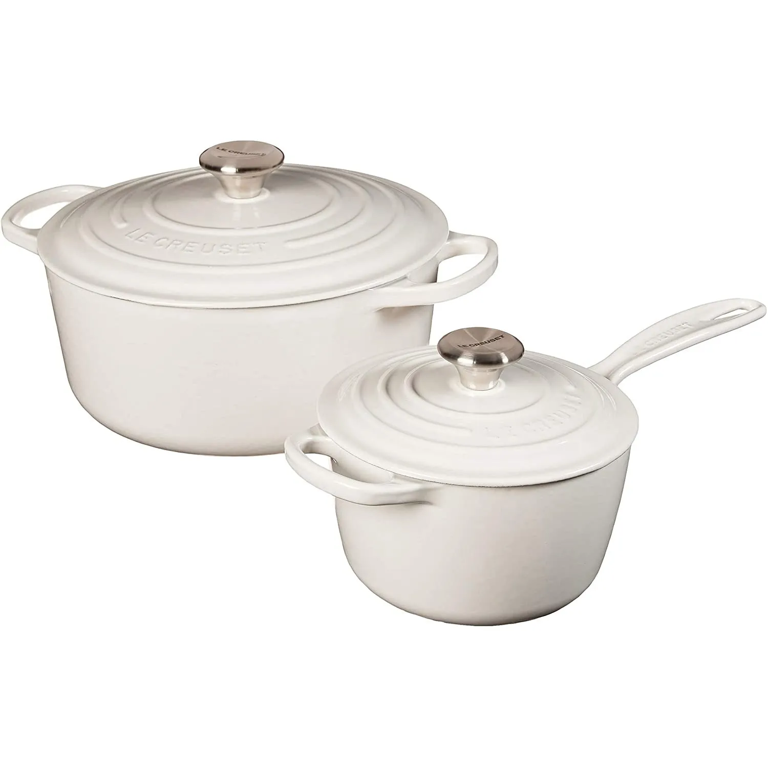 Le Creuset 5-Piece Signature Set - White