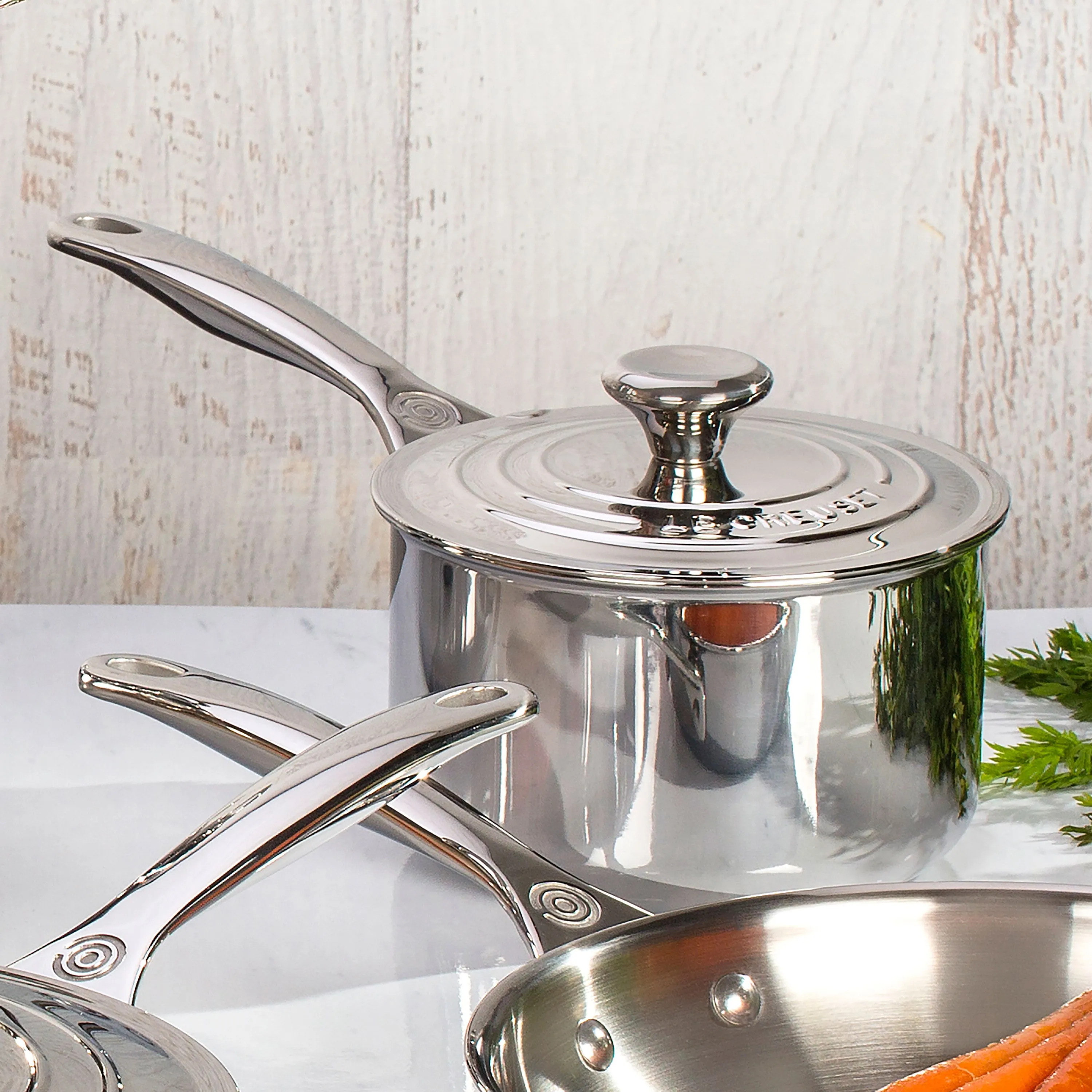 Le Creuset Stainless Steel 2-quart Saucepan