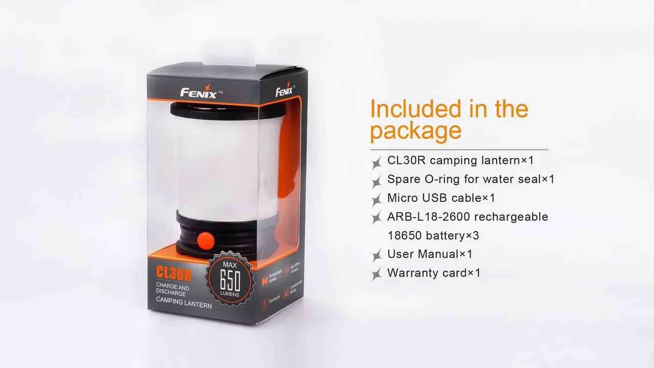 LED Camping Lantern - CL30R