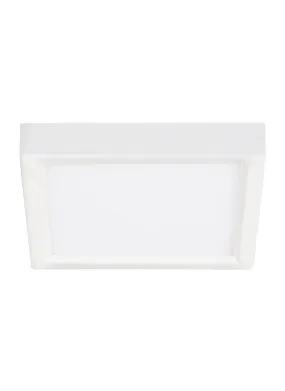 LED Ceiling Mount from the Lotus Collection in White Finish by Visual Comfort Modern