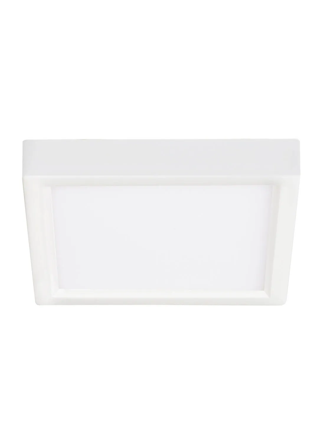 LED Ceiling Mount from the Lotus Collection in White Finish by Visual Comfort Modern