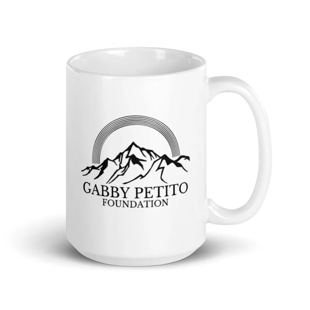 Let it be Gabby Petito Foundation White glossy mug