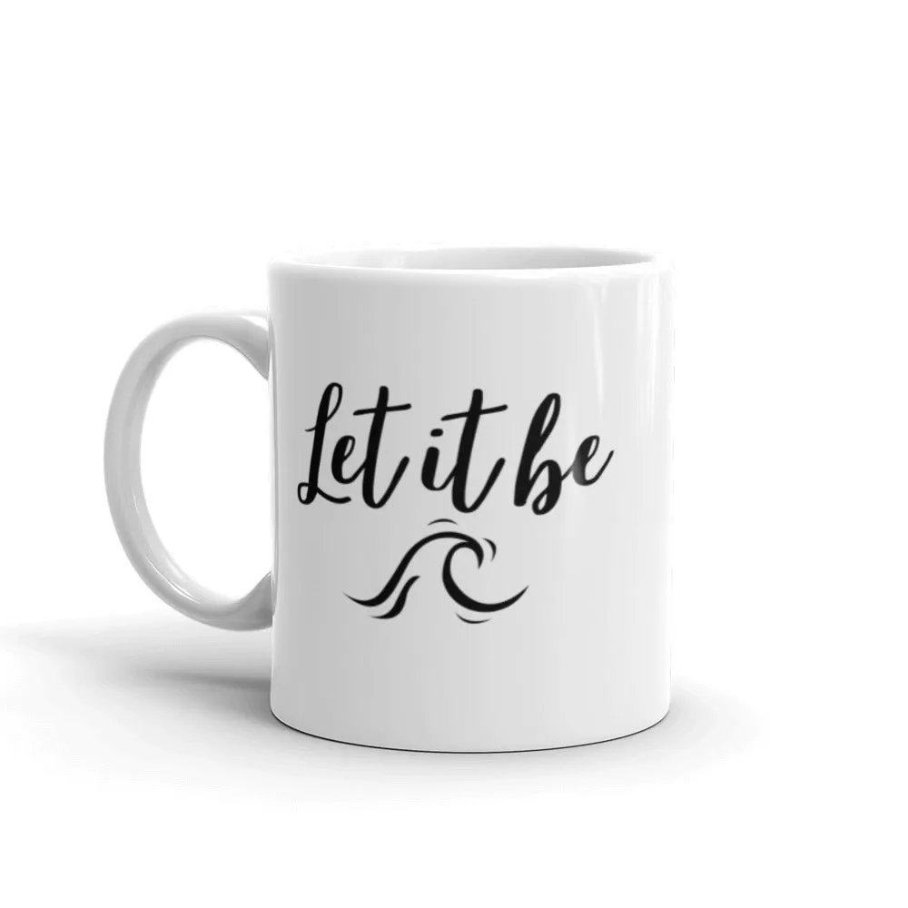 Let it be Gabby Petito Foundation White glossy mug