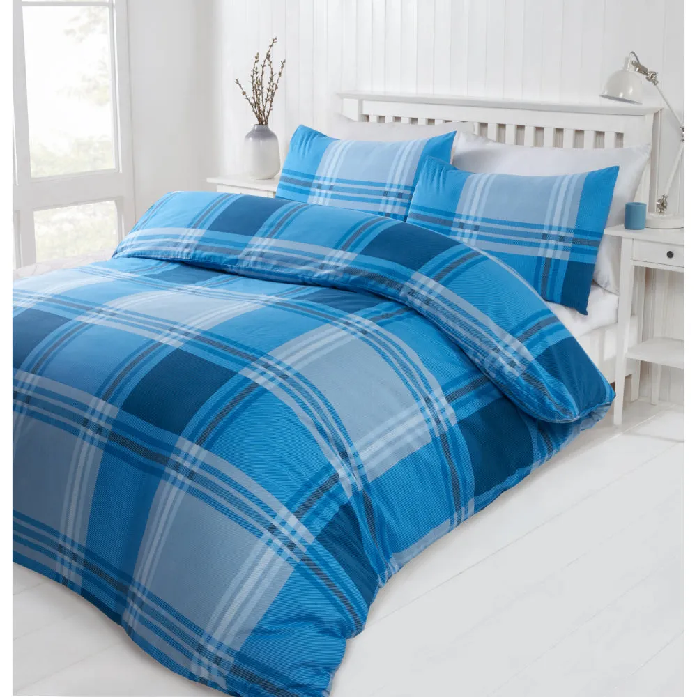 Lewis's Heritage Duvet Set - Blue