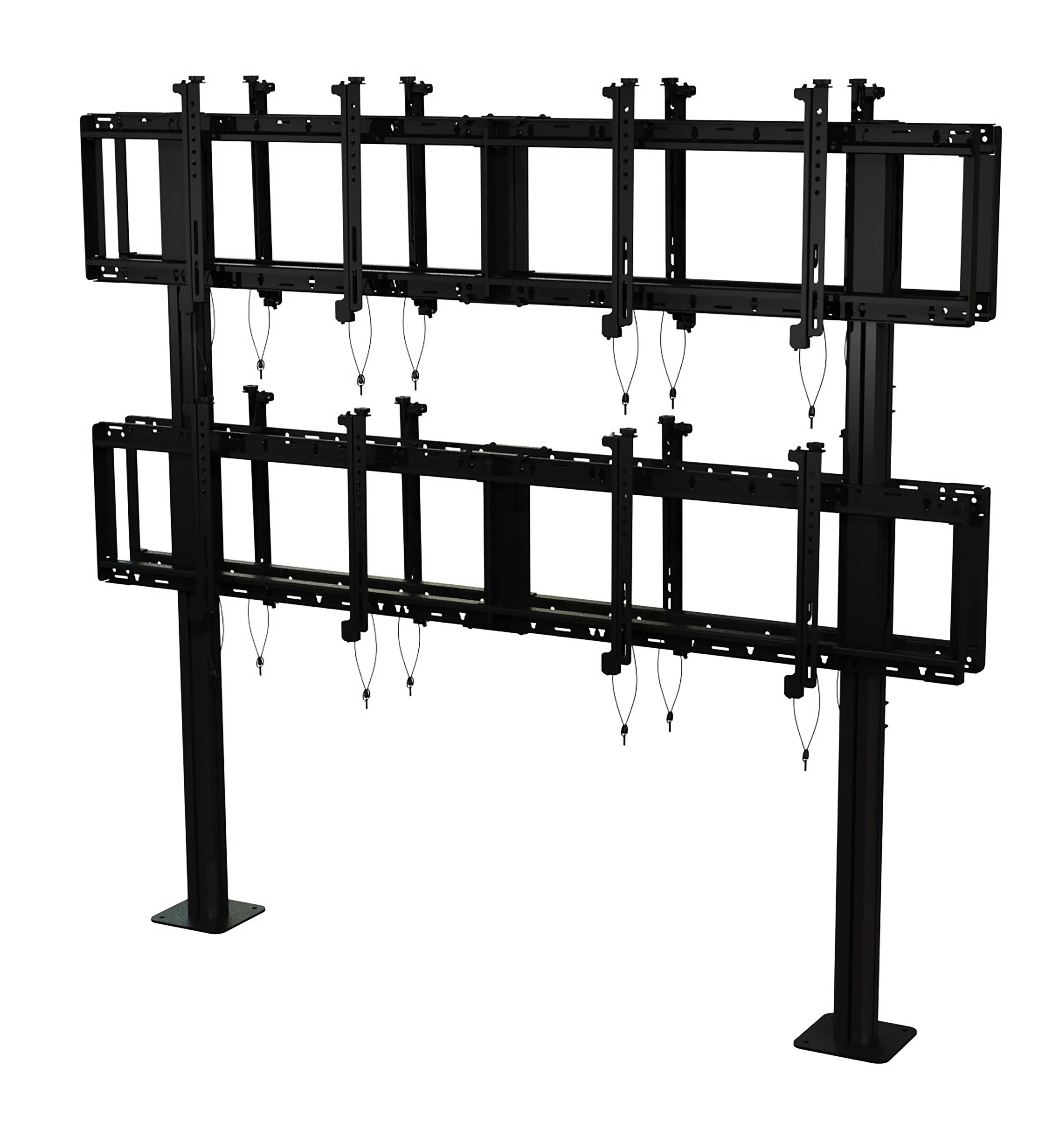 <html>SmartMount<sup>®</sup> Back-to-Back Modular Video Wall Pedestal Mount 2x2 Configuration FOR 46" TO 60" DISPLAYS</html>