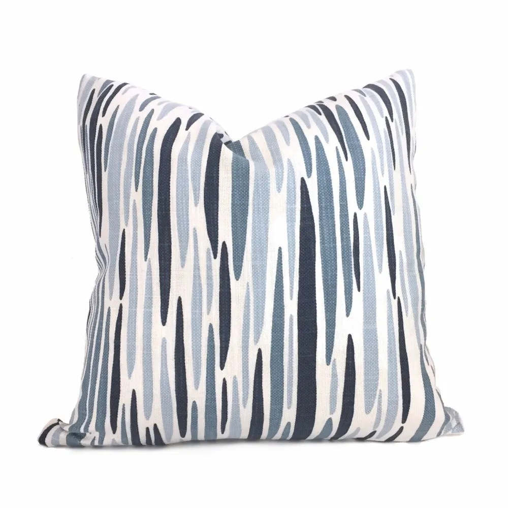 Lulu DK Island Lapis Blue White Pillow Cover