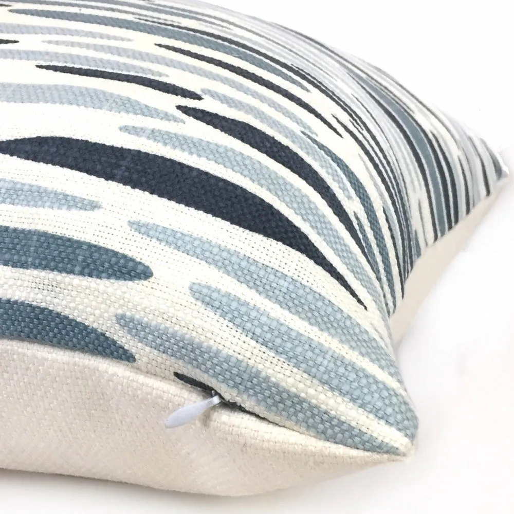 Lulu DK Island Lapis Blue White Pillow Cover