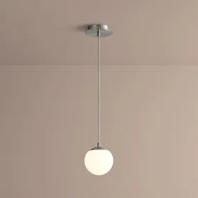 Luna 6" Globe Pendant - Satin Nickel