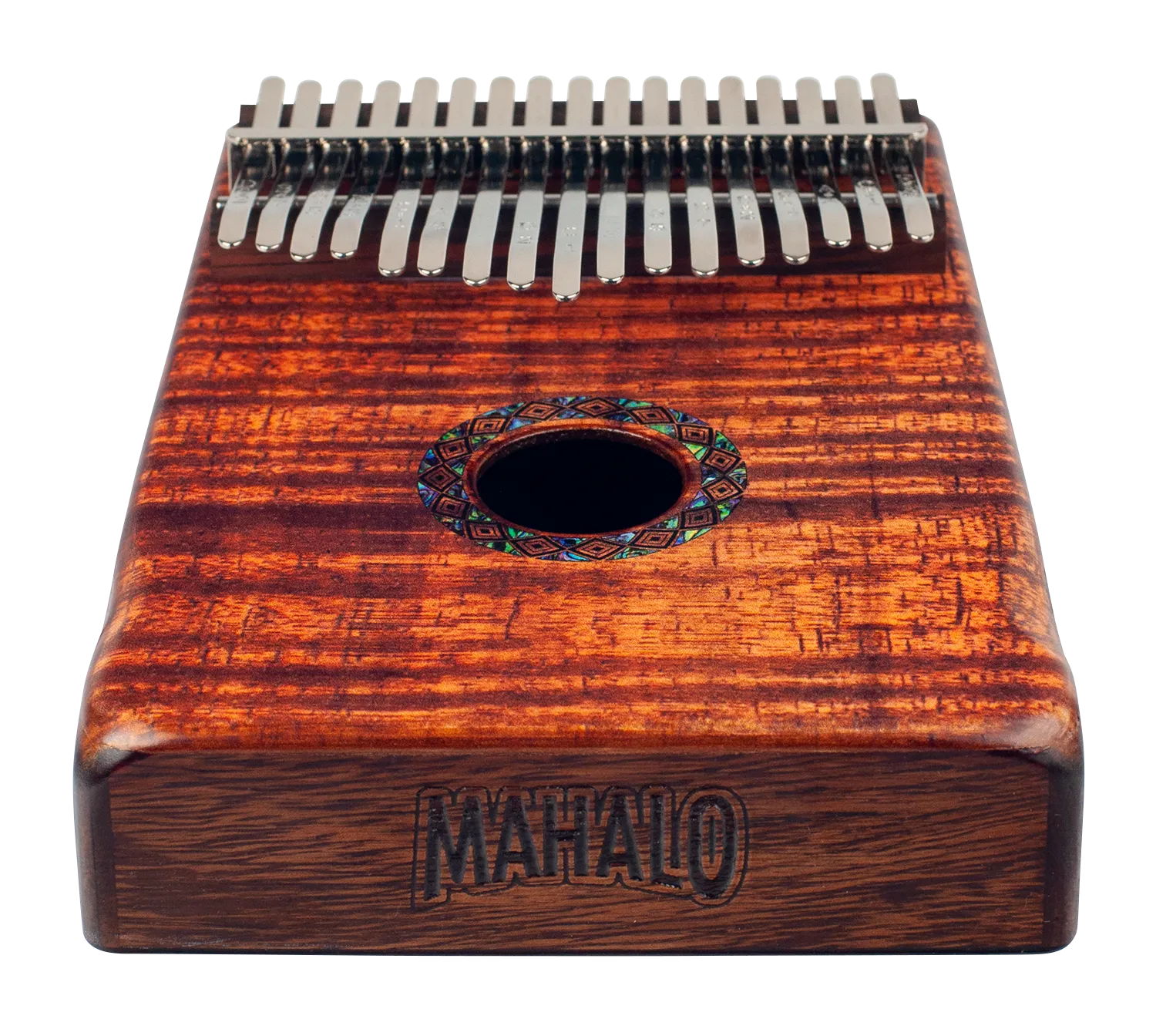 Mahalo | MKA17KA | Photo Flame "Koa" | 17 Key Kalimba