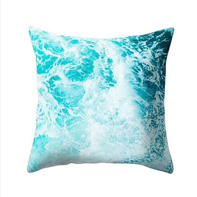 Marble Look Printed Home Pillow Cases