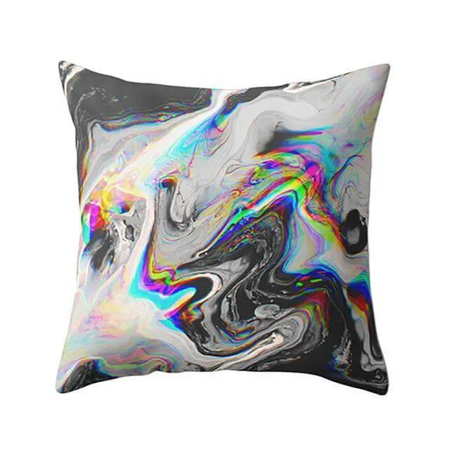 Marble Look Printed Home Pillow Cases