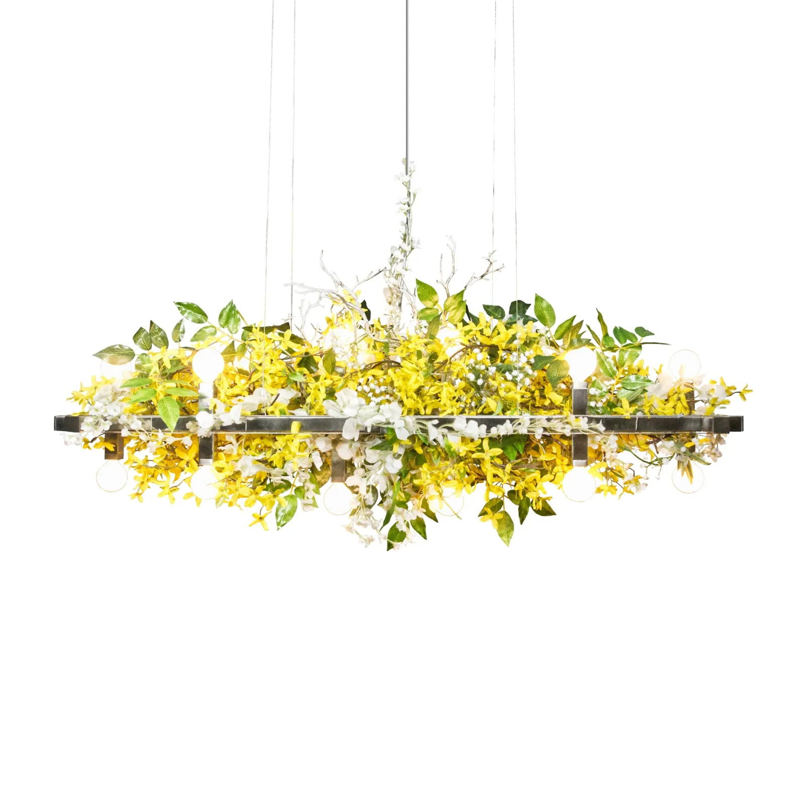 Matrix Floral Linear Suspension Chandelier