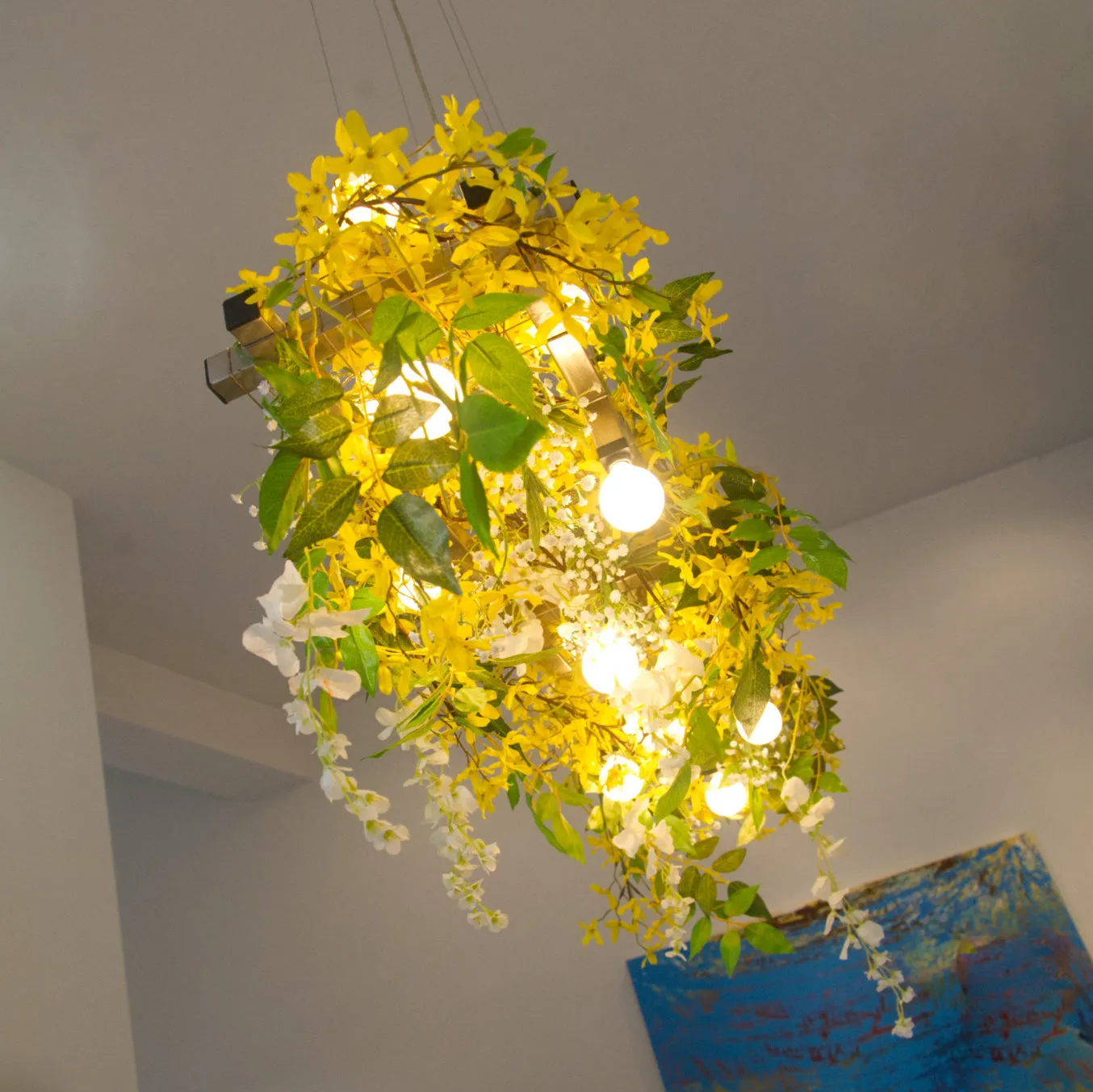 Matrix Floral Linear Suspension Chandelier