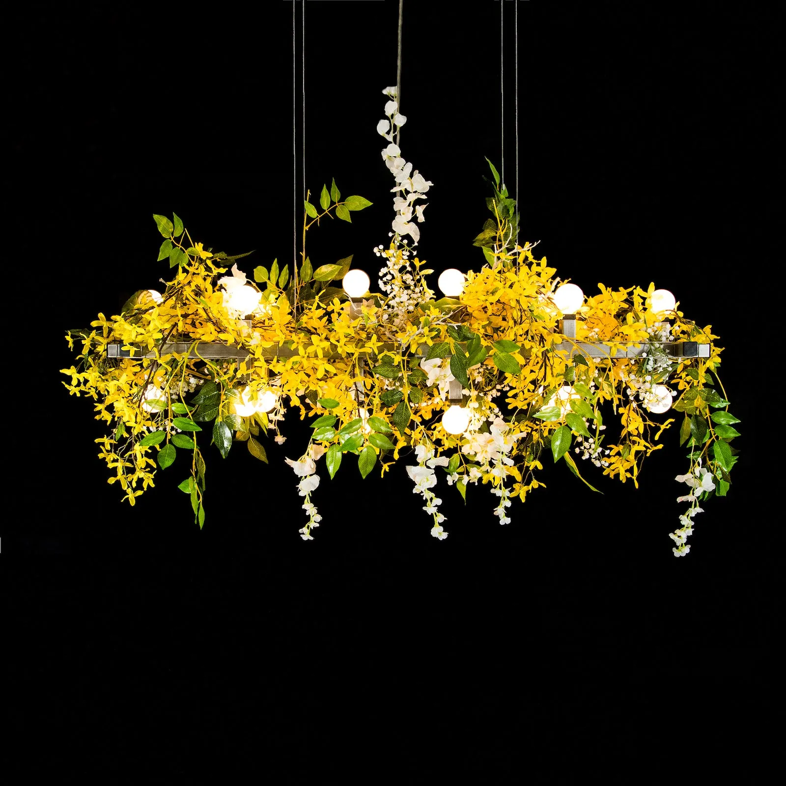 Matrix Floral Linear Suspension Chandelier