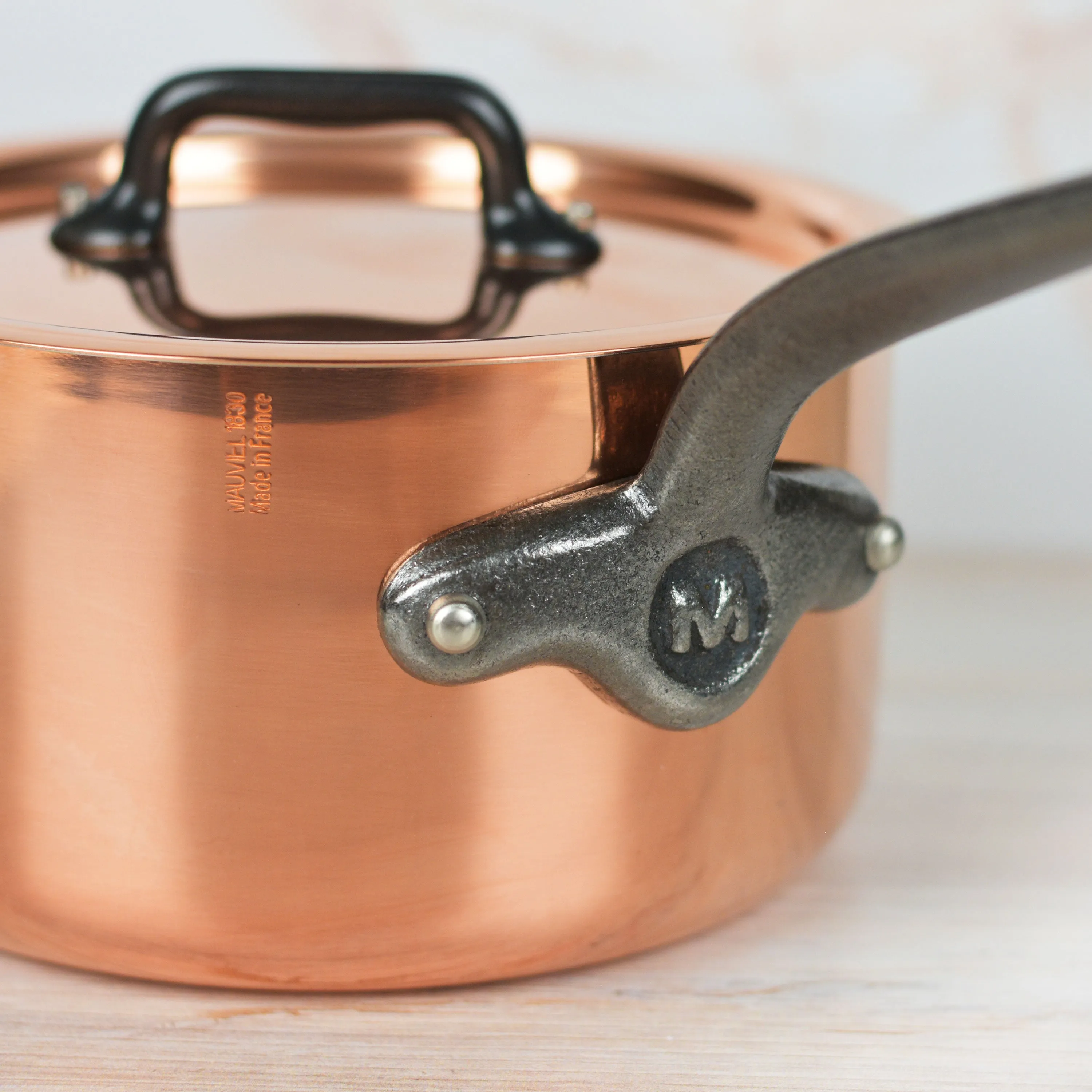 Mauviel M200Ci 1.2-quart Copper Saucepan