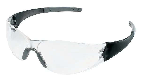 MCR Safety CK2 Silver TPR, Clear Lens