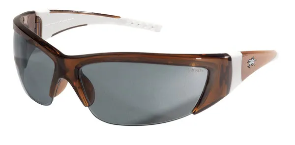 MCR Safety ForceFlex FF2 Brown Frame, Gray Lenses