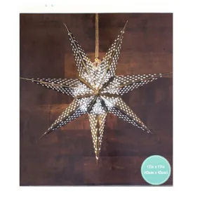 Medium Hanging Star Lanterns - 2 Color Options