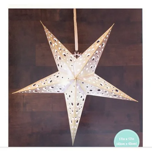 Medium Hanging Star Lanterns - 2 Color Options