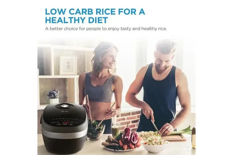 Midea Healthy Low Carb 12-hour keep warm Fast cook Rice Cooker MB-RS4080LS