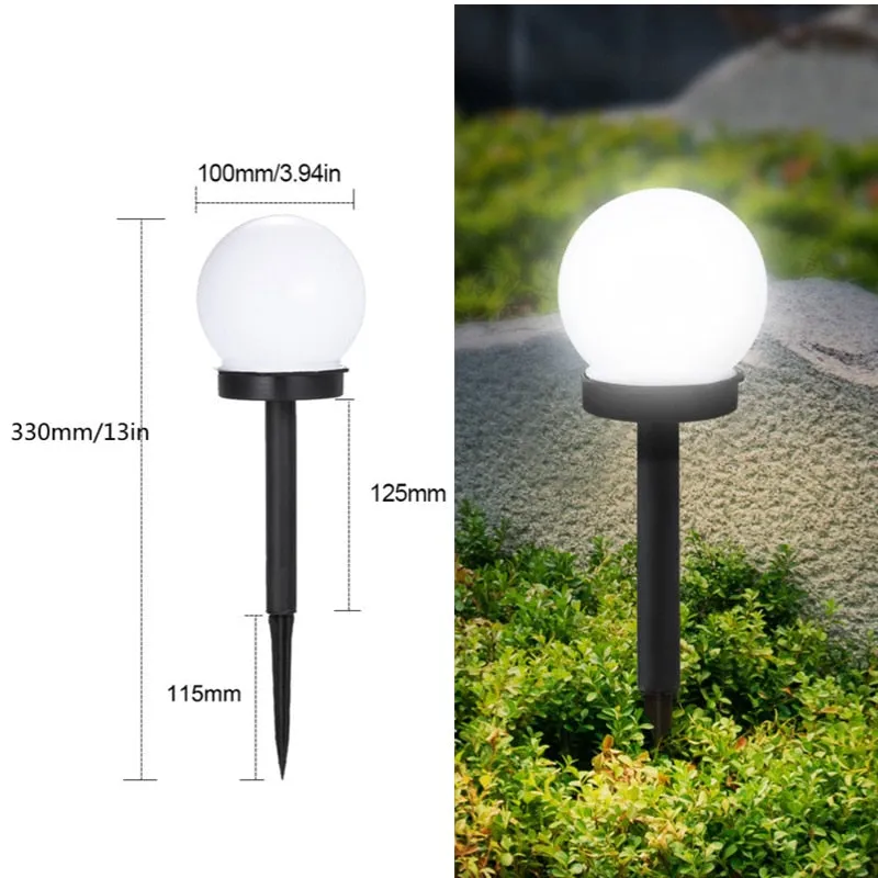 Mini Umbrella LED Solar Garden Light Outdoor Solar Light Lighting Control Waterproof ABS Solar Lawn Light Yard Lawn Decoration