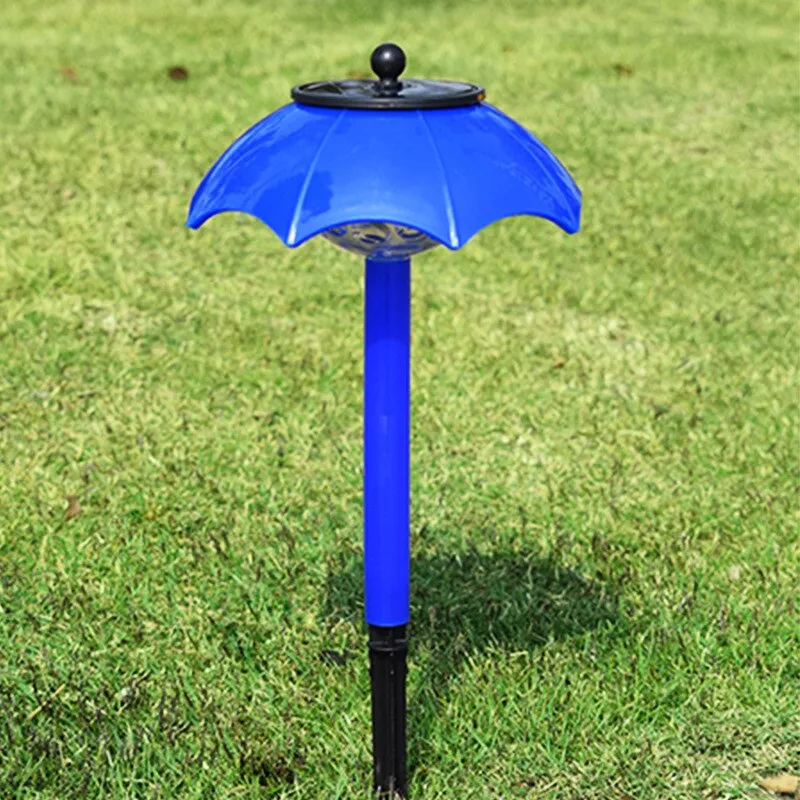 Mini Umbrella LED Solar Garden Light Outdoor Solar Light Lighting Control Waterproof ABS Solar Lawn Light Yard Lawn Decoration