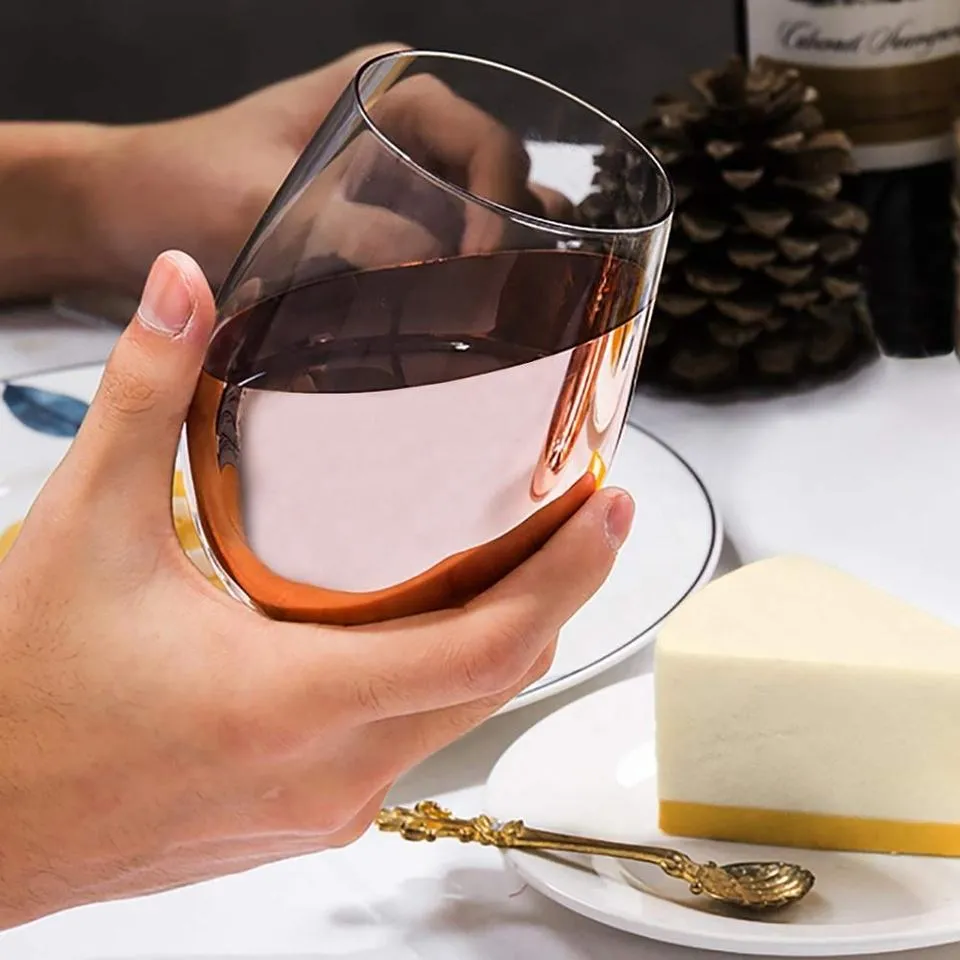 Modern Stemless Wine Glass - 500ml