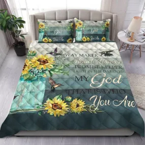 My God Jesus Quilt Bedding Set - Christian Bedding Sets