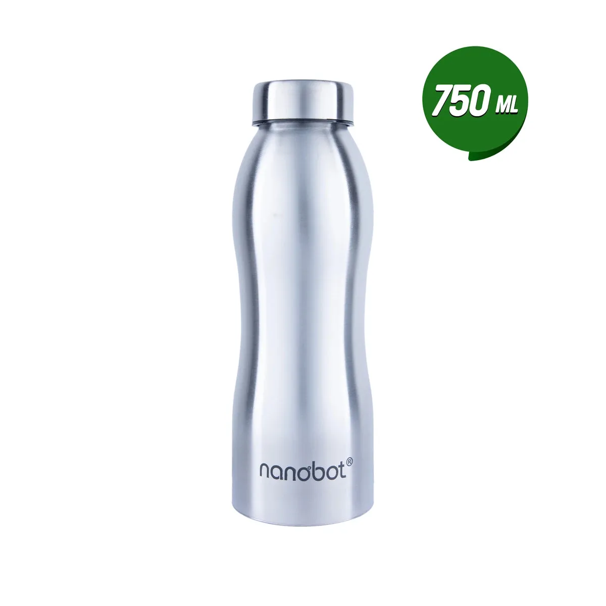 Nanobot Ace Water Bottle - 750 ml | Mizu Colour Water Bottle/ 9 x 3 Inches/ Stainless Steel Water Container for Home