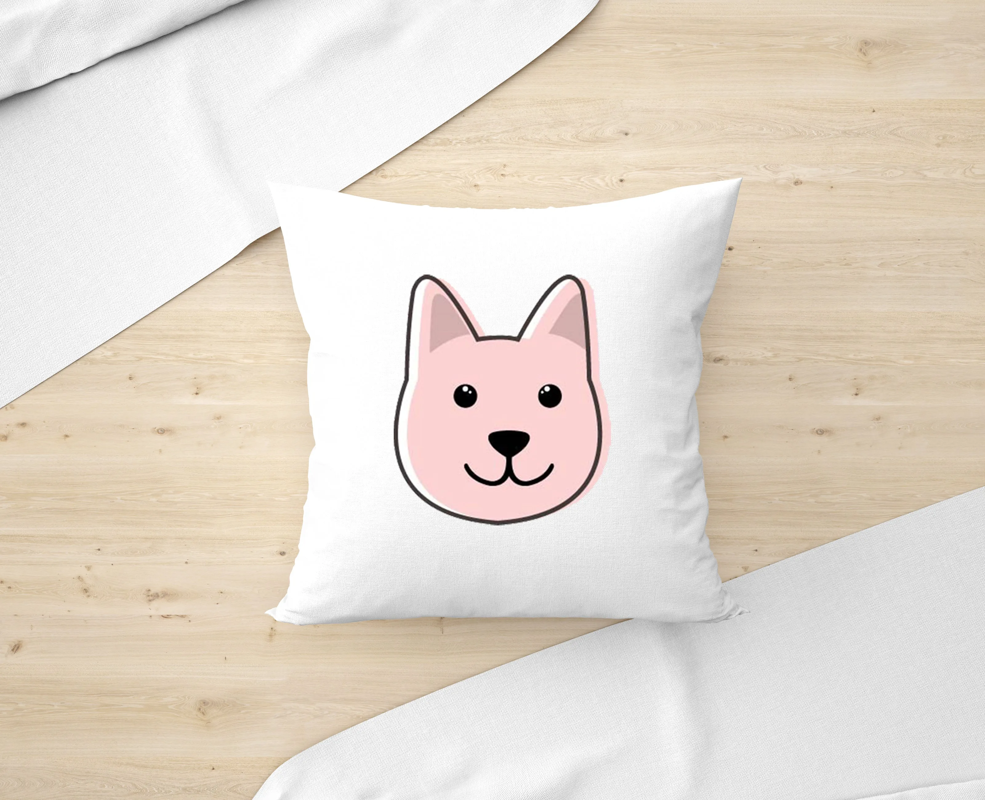 Oh, Susannah Pink Pillow Cover with Adorable Dog Design – Perfect for Pet Lovers, Kids' Rooms, and Unique Gift Giving – Ultra-Soft, Durable & Easy-to-Clean-Elevate Your Home Décor Today