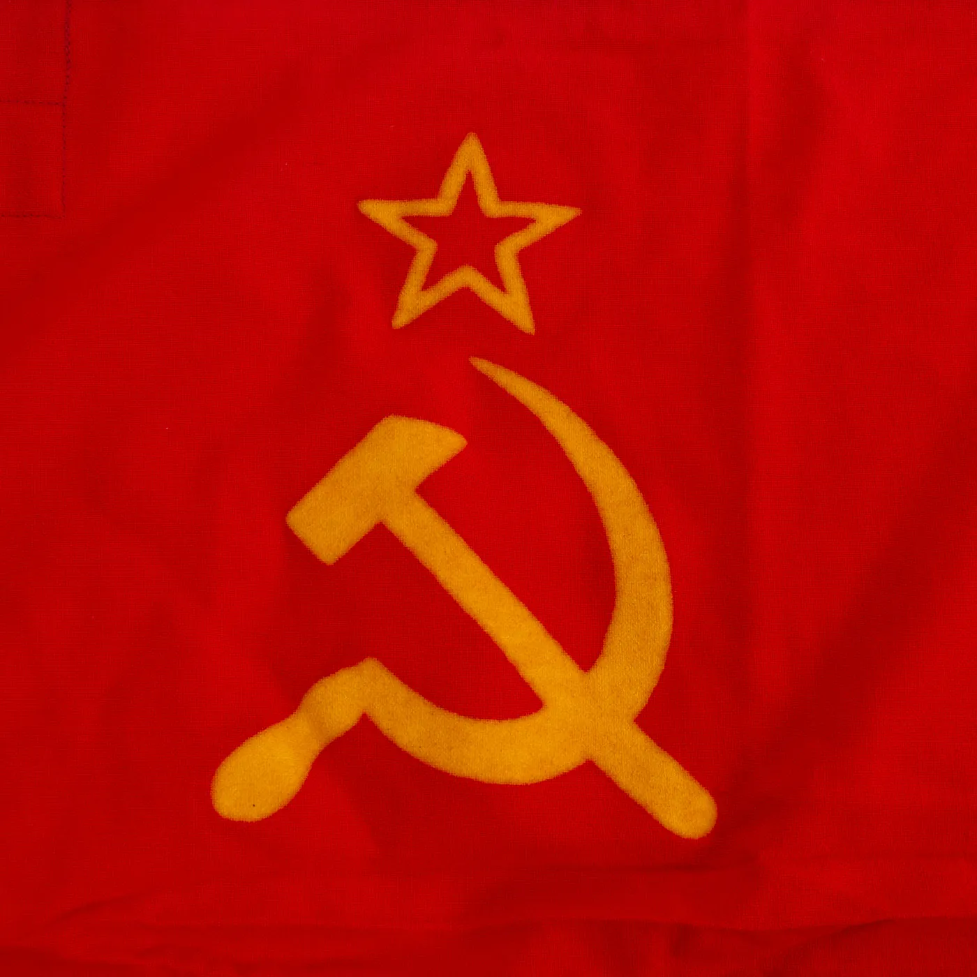 Original Soviet Union Cold War Era 1991 Dated Communist Flag Lot of 2 - 52” x 25 ½” & 52” x 25”