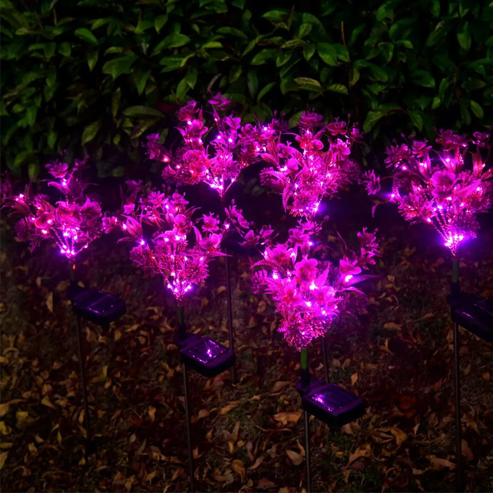 Outdoor Waterproof Solar Phalaenopsis Lamp Garden Decorative Lights