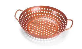 Outset Round Grill Wok Copper Nonstick