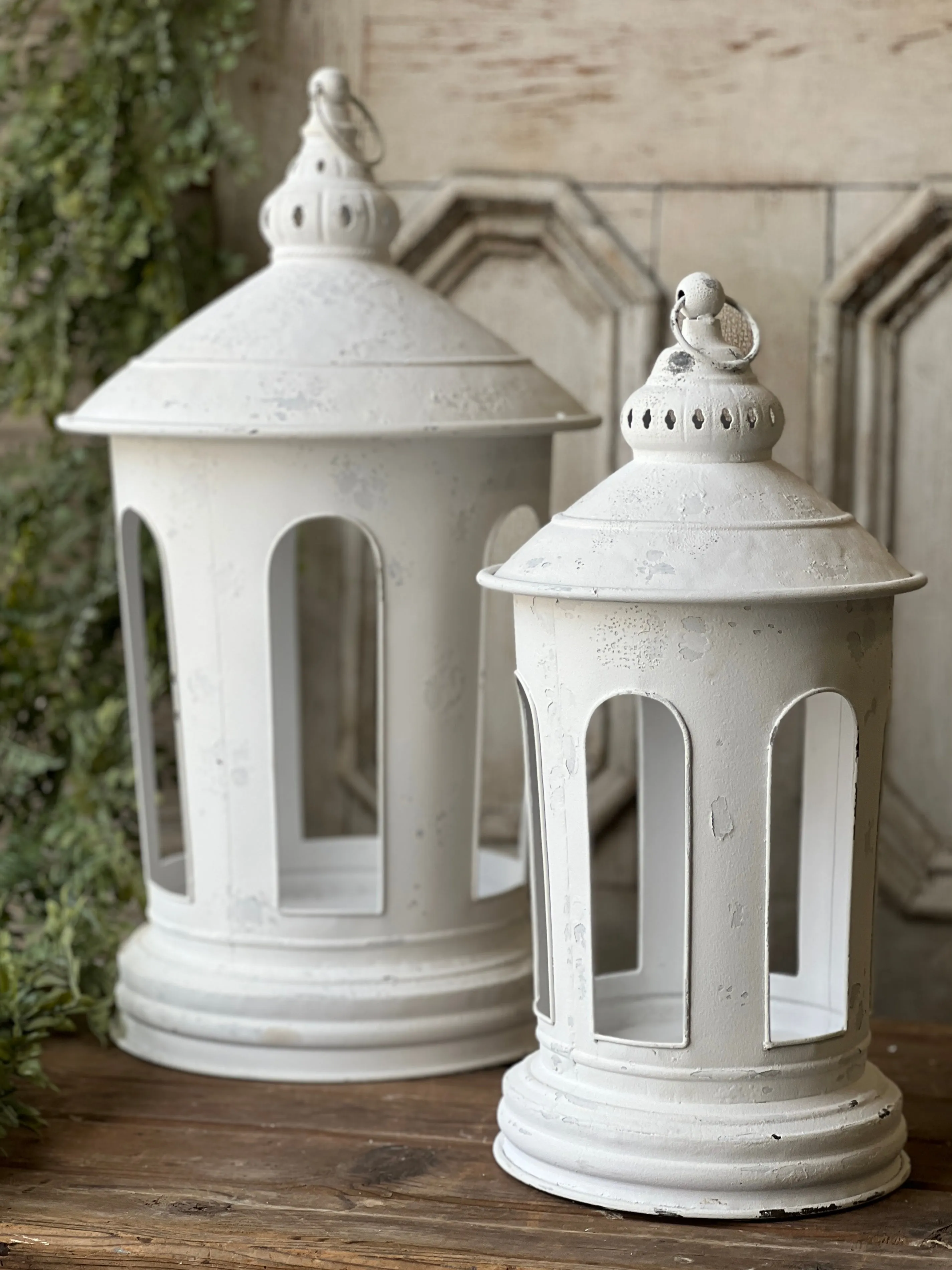 Palladian Lanterns | Set/2 | NOT CURRENTLY IN STOCK-New For Spring 2025!