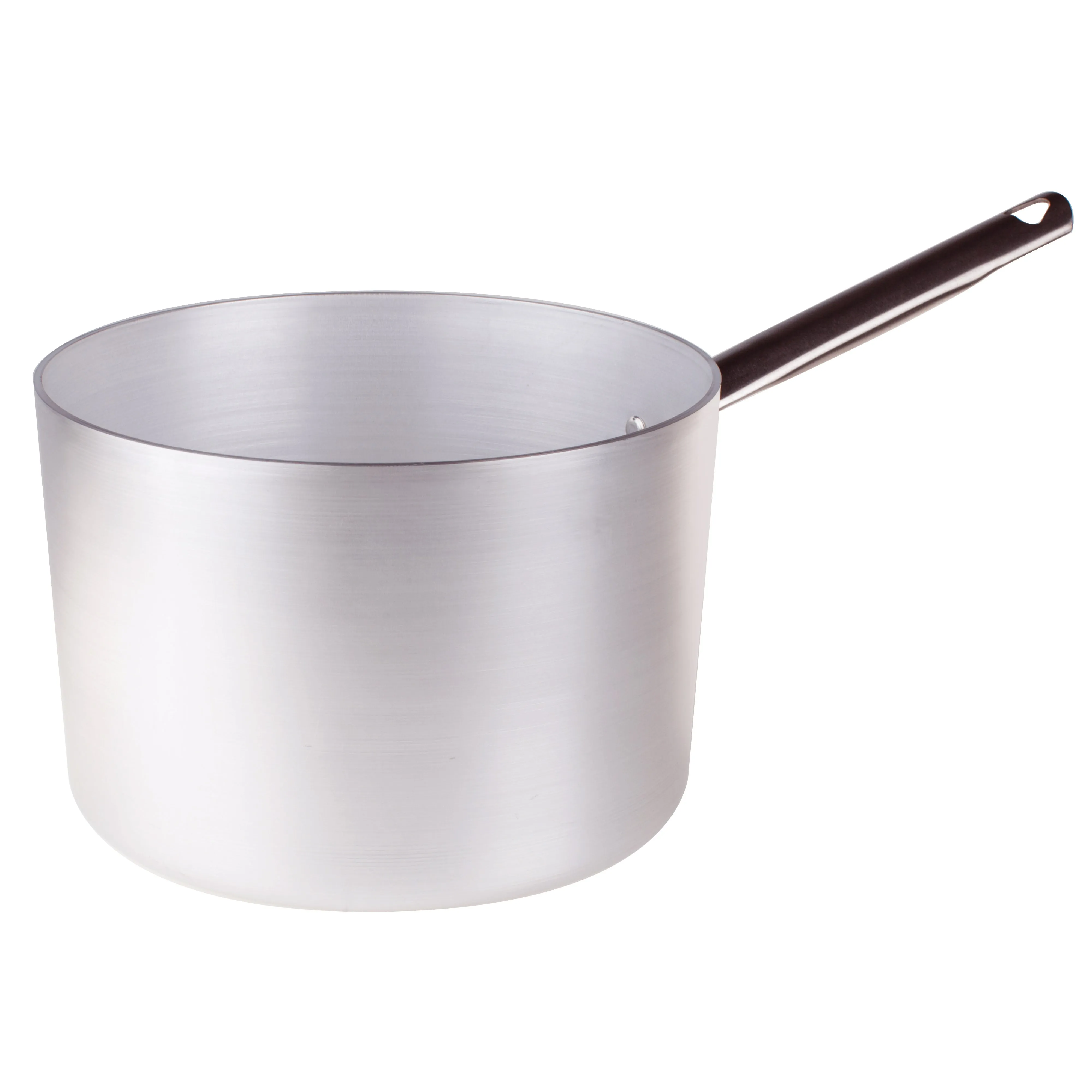 Pentole Agnelli ALMA105B16 2.3 Qt. Aluminum Deep Saucepan With Stainless Steel Handle