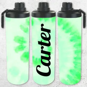 Personalized Tie Dye 30oz Double Walled Stainless Steel Bottle